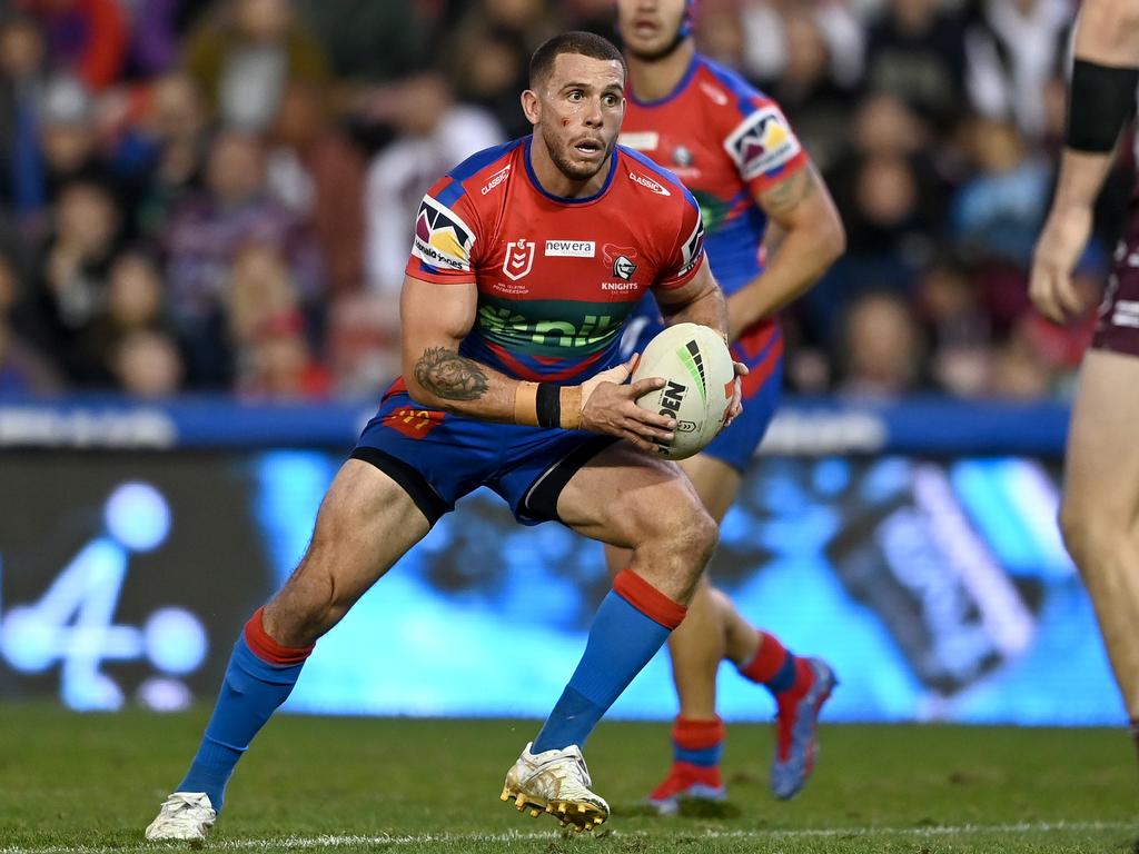 Adam Elliott is on the outer at the Knights.