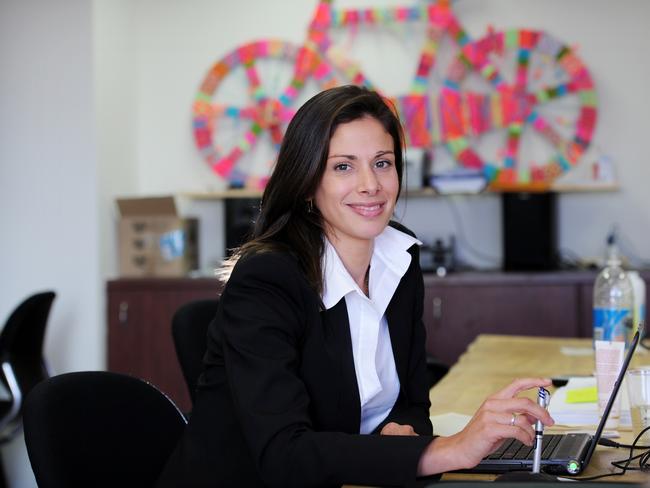 Social innovator and author Rachel Bostman at her collaborative workspace in Darlinghurst, Sydney.