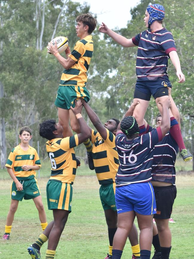 2022 Regional Rugby Championships, March 5 and 6, Rugby Park, Rockhampton; under-15 grand final, St Brendanâ€™s College versus CQ Barbarians.
