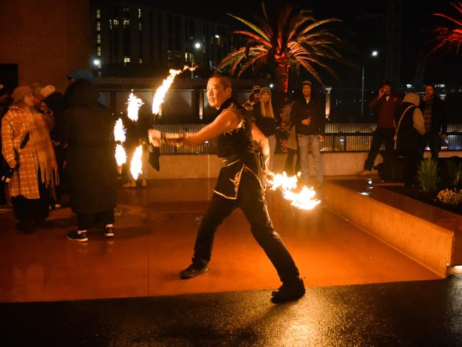 The Whisky, Wine and Fire Festival 2024 — Caulfield Racecourse. Picture: Jack Colantuono