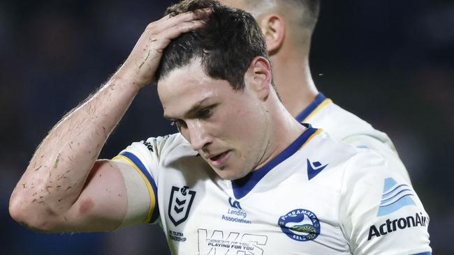 Mitchell Moses was forced to deny rumours of a rift within the squad over hotel room sizes. Picture: Glenn Hunt / Getty Images