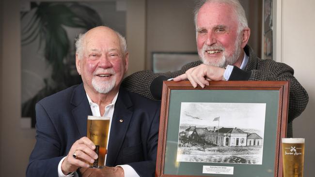 Bruce McFarlane has sold the British Hotel to Hans Ehmann, who will steer the pub through a new era and in doing so, preserve the oldest continuous licence in Port Adelaide, issued on March 24, 1847. Picture Dean Martin