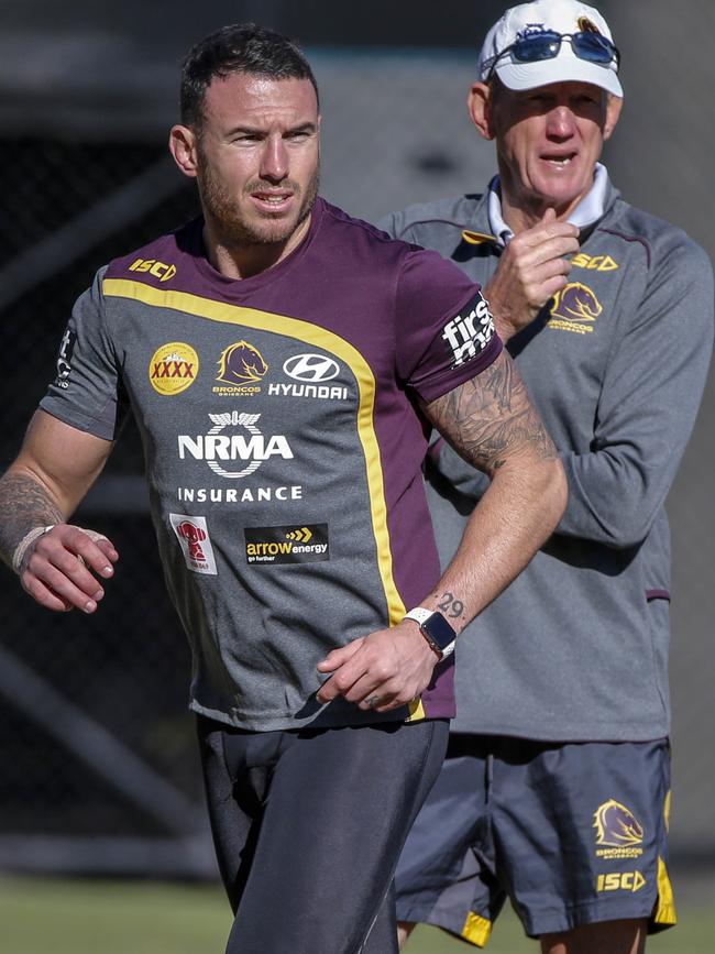 Boyd and coach Bennett in 2017