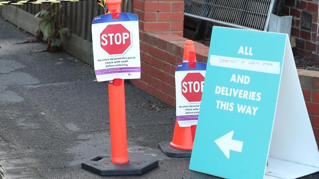 Health authorities moved swiftly to prohibit access. Picture: David Crosling