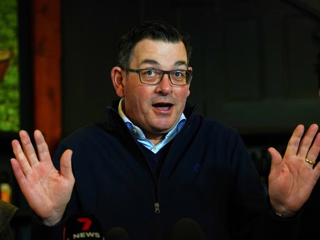 MELBOURNE AUSTRALIA - NewsWire Photos JULY 21, 2023: Victorian Premier Dan Andrews is seen during a press conference in Mannerim. Picture: NCA NewsWire / Luis Enrique Ascui