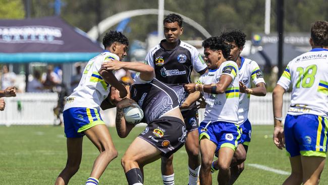 U17s boys Koori Knockout grand final, La Perouse Panthers vs Bundjalung Baygal Warriors. Picture: Andrea Francolini