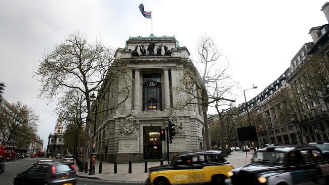 The High Commission is currently flying more than a dozen flags at Australia House in London. Picture: Getty Images