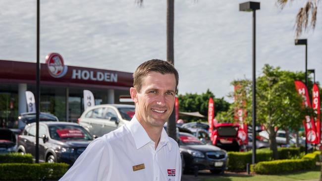 Wade von Bibra at the von Bibra Robina Holden dealership.