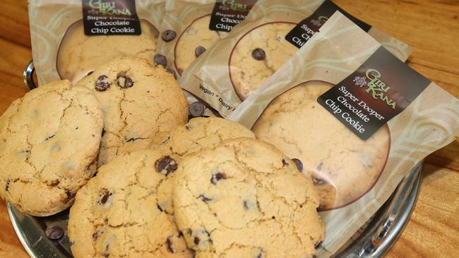 Giri Kana Cafe’s super dooper chocholate chip Cookies. Picture: Mike Batterham