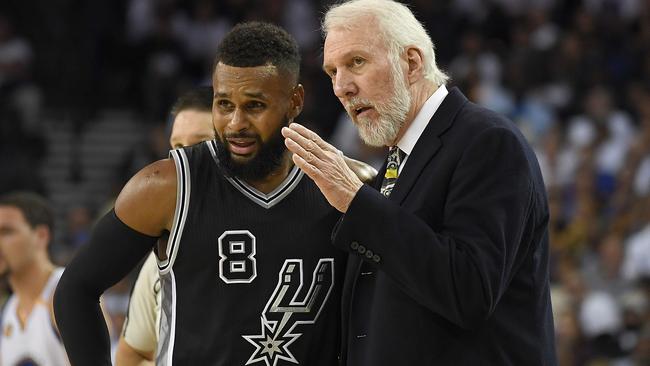 Gregg Popovich has been Patty Mills’ coach in the NBA for seven years.