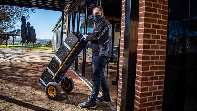 Tenafeate Creek Wines Owner Michael Costa. Picture: Tom Huntley