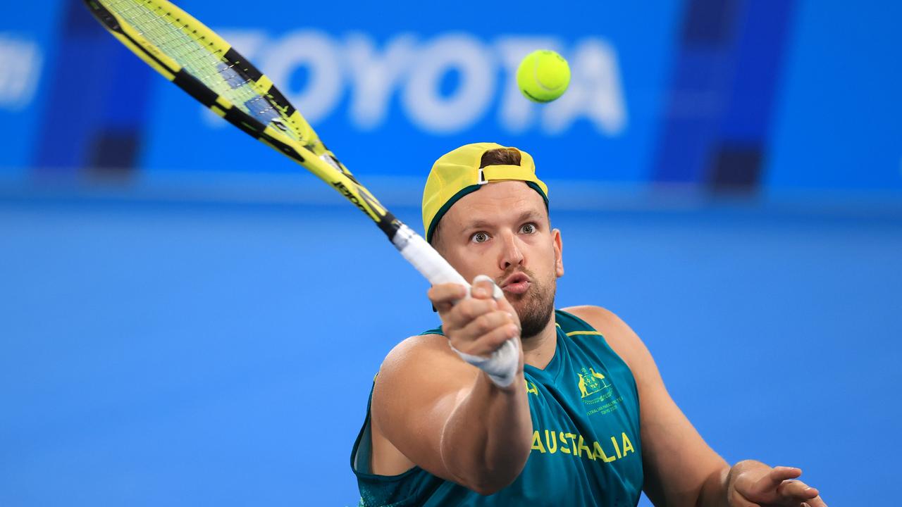 Dylan Alcott is once again a Paralympic champion. Photo by Carmen Mandato/Getty Images