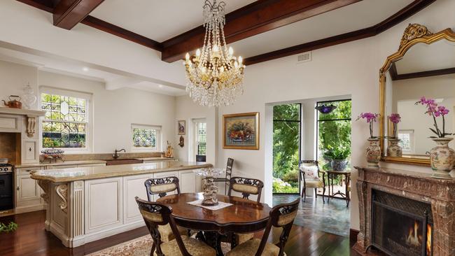 The kitchen of 346 Wendouree Parade, Ballarat, has retained the period feel.