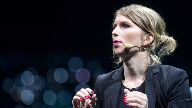 Former US soldier Chelsea Manning was jailed in 2013 for leaking US military secrets to WikiLeaks. Picture: Lars Hagberg / AFP