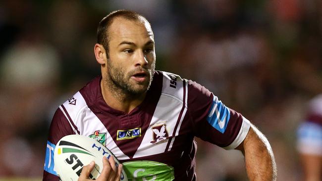 Brett Stewart’s last few years at Manly have been plagued by injury. Picture: Gregg Porteous
