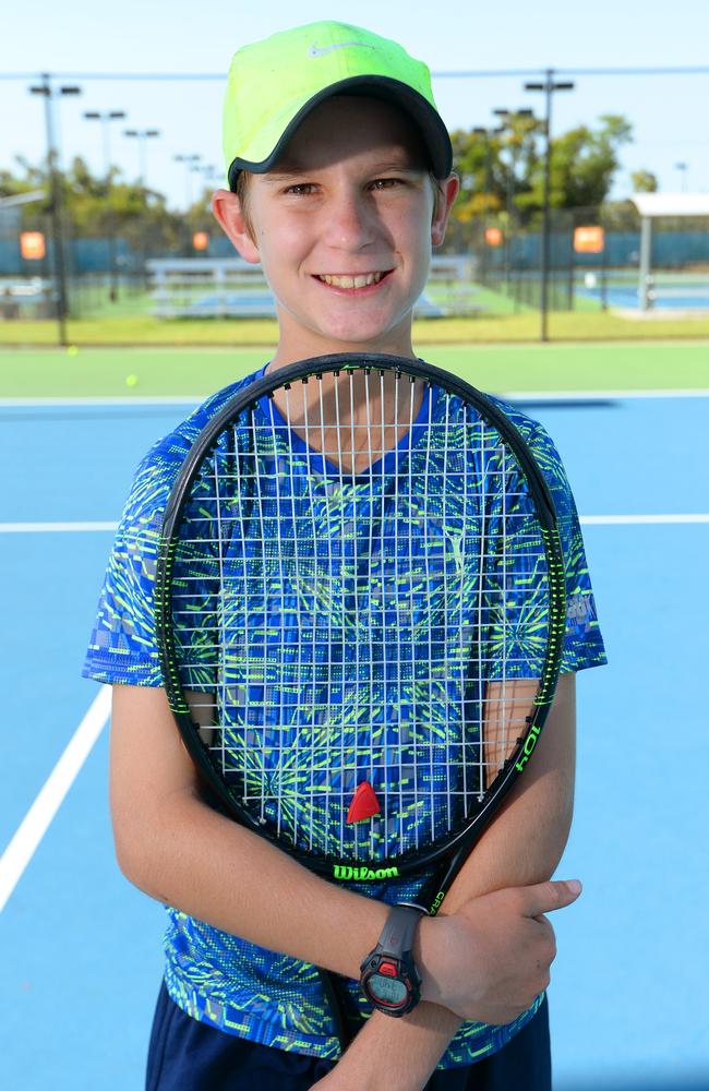 Lachlan Vickery pictured at age 12, when he competed in his first nationals.