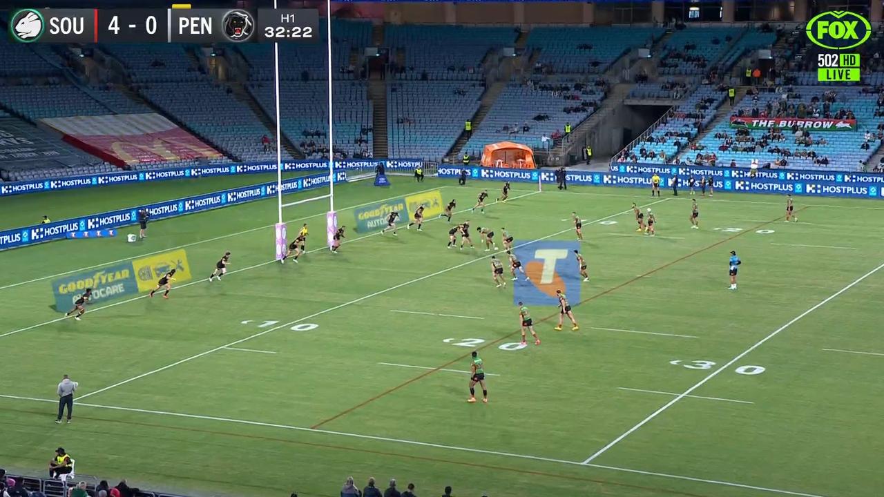 There were a lot of empty seats at Accor Stadium. Photo: NRL.