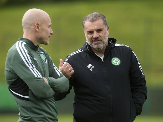 Ange Postecoglou is eager to see what the Socceroos and Aaron Mooy can produce at the World Cup. Picture: Craig Foy/SNS Group via Getty Images