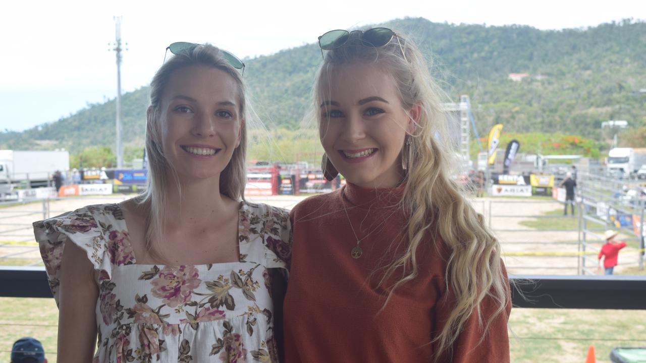 Anna Byrnes from Ayr and Ali Ross from Singleton at the PBR Airlie Beach Invitational. Picture: Laura Thomas