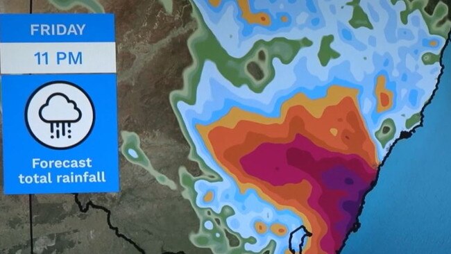 More rain on the way for Sydney. Picture: Bureau of Meterology