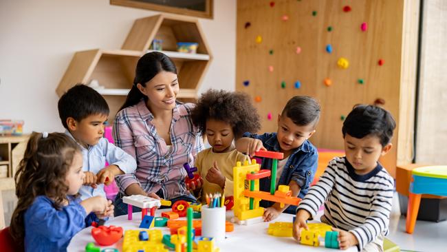 Generic Childcare photo, Kids playing, Kindergarten, Picture: Getty Images,