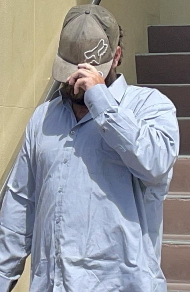 Victor James Tetley pleaded guilty to having sex with a dog in Mackay in 2022. He sent a video of the act to a random teen over social media. Picture: Janessa Ekert