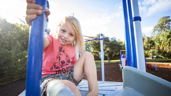 Koa Newton-Fowler is ‘over the moon’ at the chance to get back down to his local park. Photo Lachie Millard