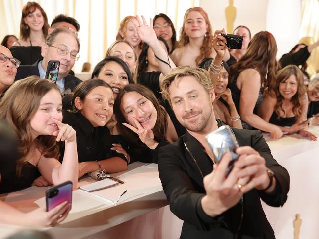 These lucky fans got up close and personal with Ken (aka Ryan Gosling). Picture: Getty Images