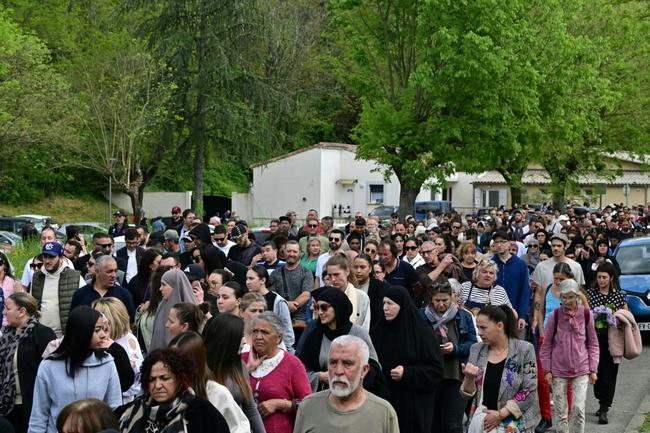 People marched in memory of the Malian stabbed to death in a mosque in an Islamophobic attack