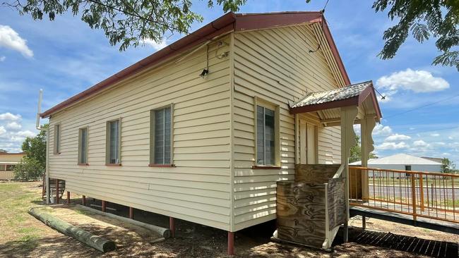 St Andrew's Uniting Church, formerly the St Andrew's Presbyterian Church, hall in Hughenden. Picture: Supplied