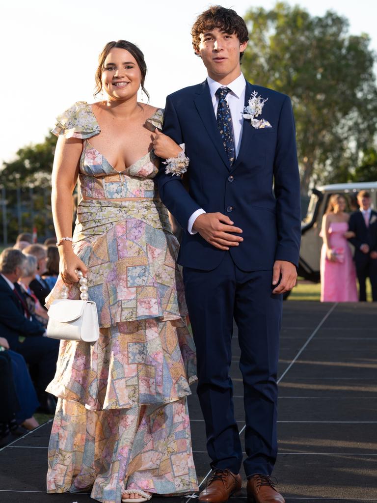 Rainah Wedel and Jack Barrett at the 2024 Rockhampton Grammar School formal.