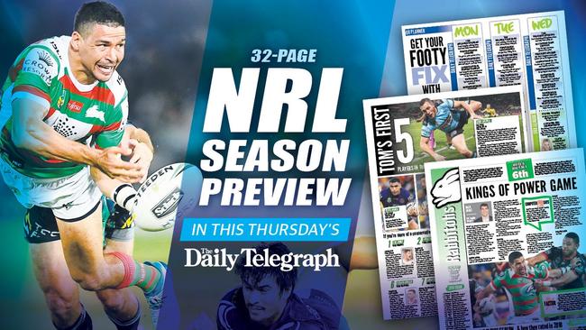 Catch the best NRL season preview in this Saturday's Daily Telegraph.