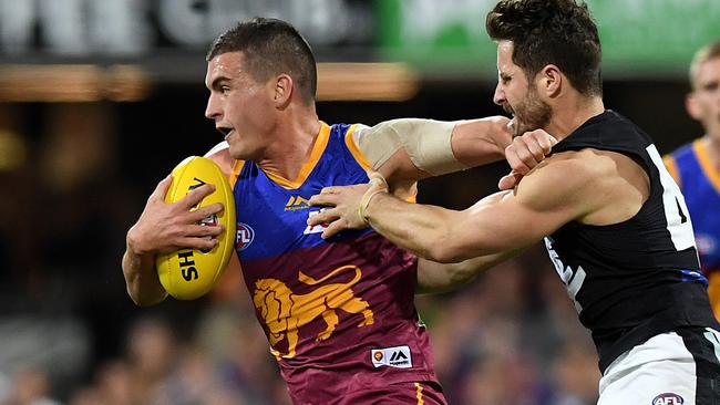 Tom Rockliff was dropped as Brisbane captain this season.