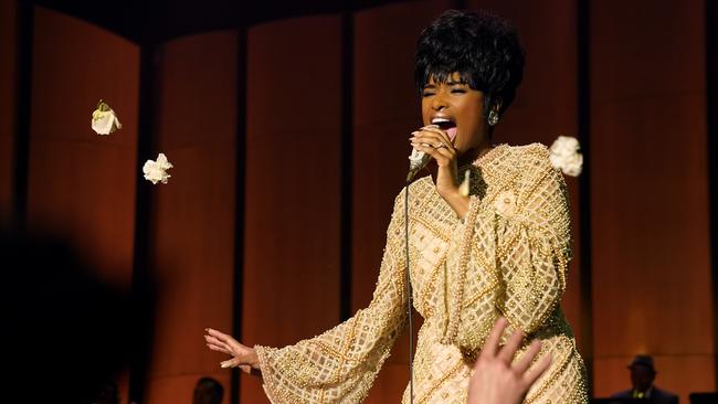 Jennifer Hudson starred as Aretha Franklin in RESPECT. Picture: Quantrell D. Colbert