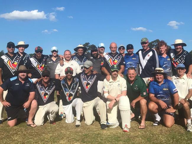 Langwarrin and Pines B4 players showed great sportsmanship. Picture: Facebook