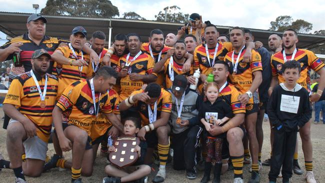 Famous bush club Moree Boomerangs were fired up after their grand final win.