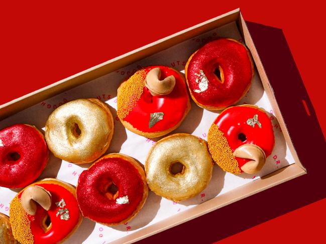 Dr Dough Donuts have created some treats for Lunar New Year celebrations. Picture: Supplied