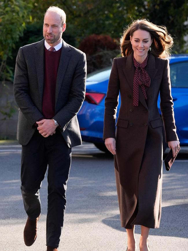 It was their first official joint engagement in months. Picture: Danny Lawson/Pool/AFP