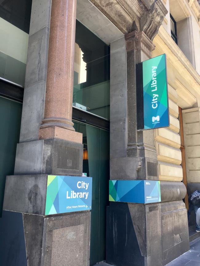 City Library, Flinders Lane, Melbourne. 