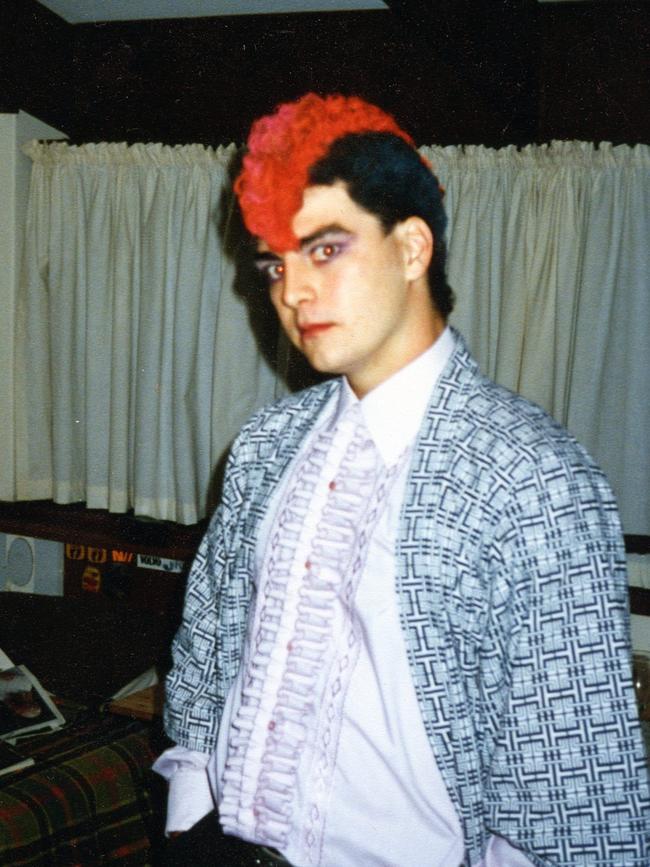 Now a respectable arts journalist, Advertiser journalist Patrick McDonald was a punk and ne'er-do-well who frequented the Toucan nightclub in the 1980s looking like this.