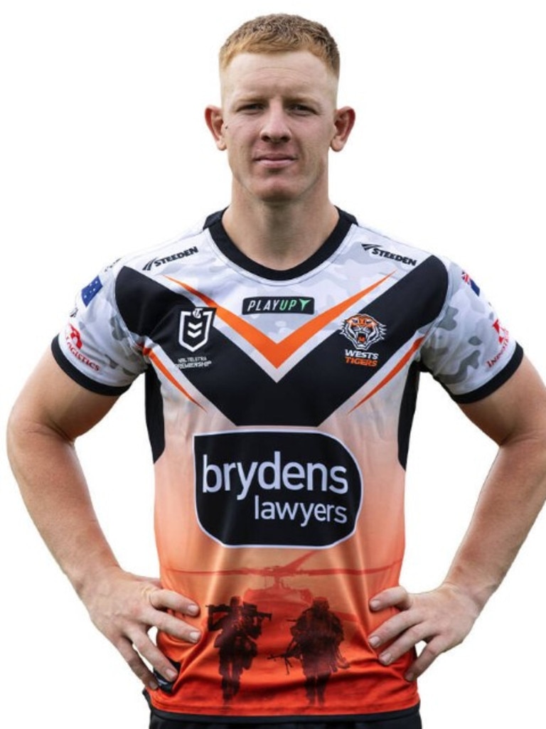 Tigers ANZAC jersey features American troops : r/nrl