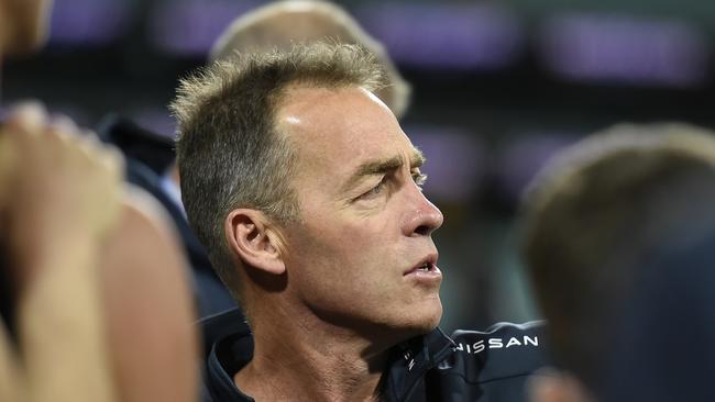 Hawks coach Alastair Clarkson is still contracted at the Hawks until the end of 2022.