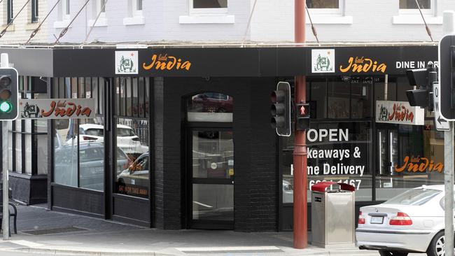 Little India Restaurant at Harrington Street, Hobart. Picture Chris Kidd