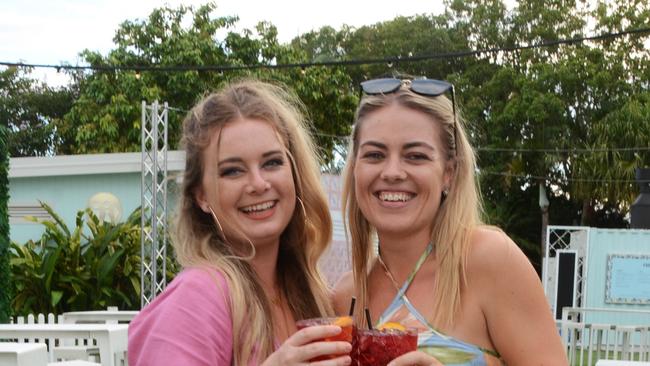 Sarah Chislett and Sarah Morris enjoy Boxing Day on The Lawn, The Star Gold Coast.(c) Regina King