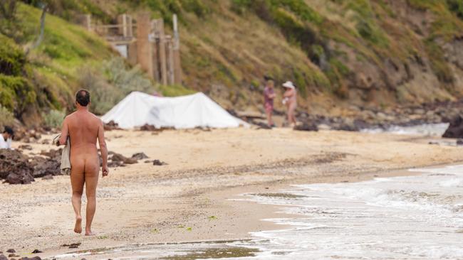Sunnyside North Beach at Mt Eliza will remain a clothing-optional beach. Picture: Ian Currie