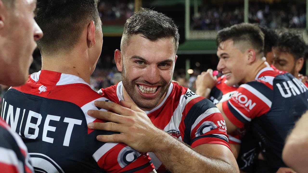 Roosters fullback James Tedesco is tipped to cap off a perfect season. Picture: Brett Costello