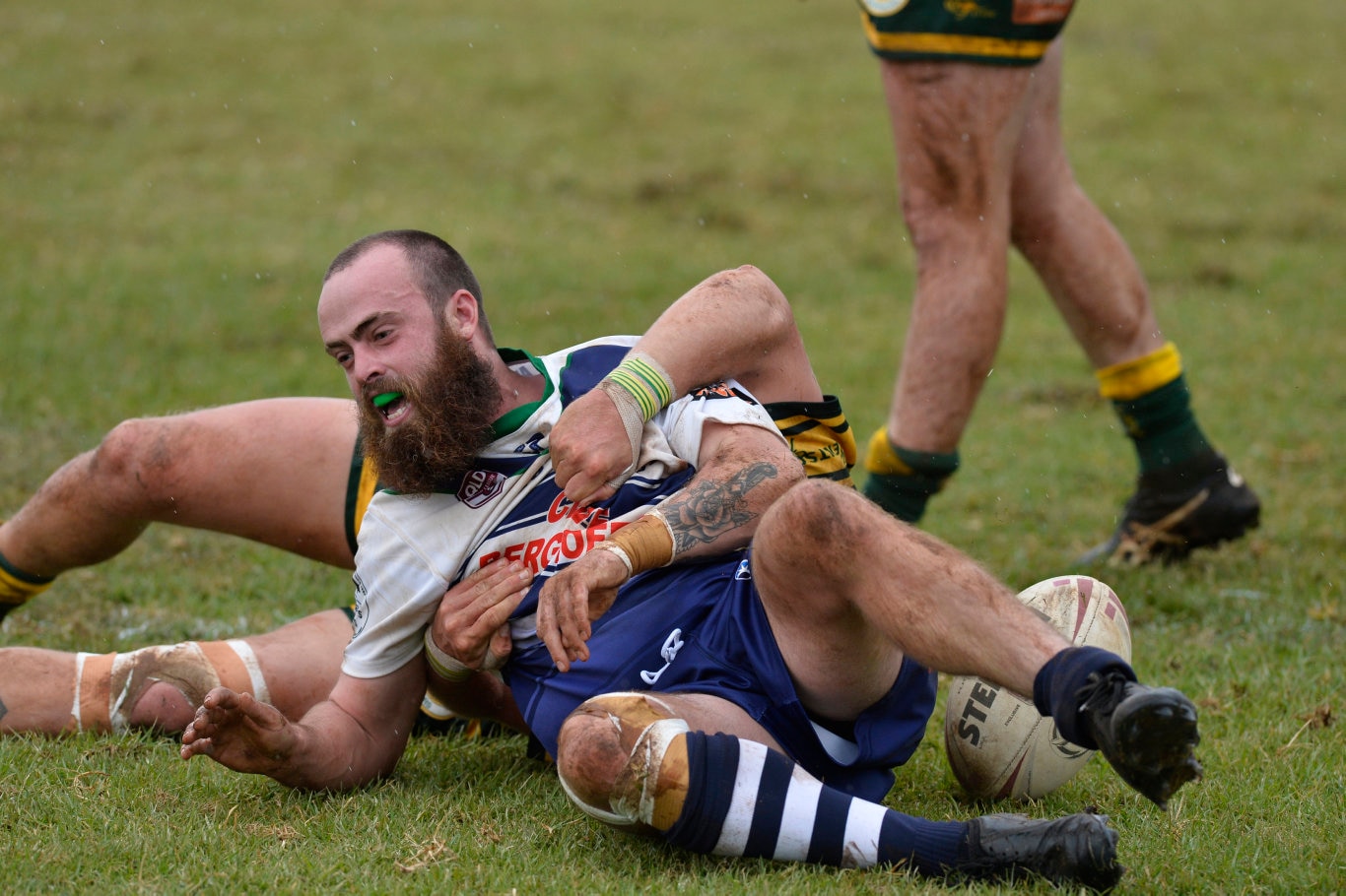 Alex McErlean gets across for a Brothers try against Wattles in TRL Premiership round nine rugby league at Glenholme Park, Sunday, June 2, 2019. Picture: Kevin Farmer