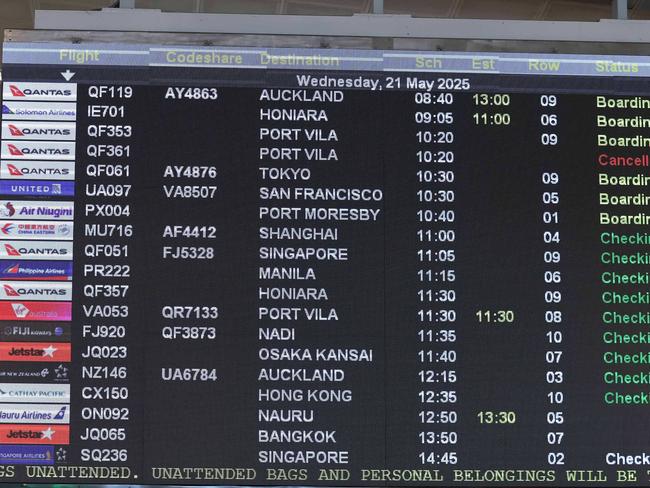 BRISBANE, AUSTRALIA - NewsWire Photos MAY 21, 2025: General airport view. Picture: NewsWire/Tertius Pickard