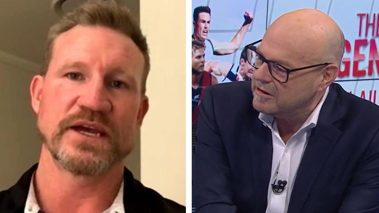 Collingwood's Nathan Buckley and AFL 360's Mark Robinson spoke on Monday night after clashing over the weekend.