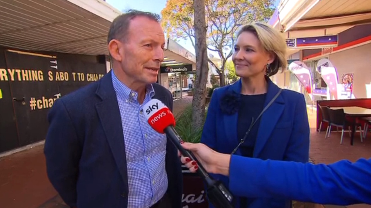 Tony Abbott joins Katherine Deves on Warringah hustings